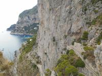 Panoramablick auf der Insel Capri (Ausblick vom Augustusgarten - Via Krupp)