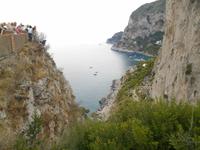 Panoramablick auf der Insel Capri (Ausblick vom Augustusgarten)
