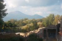 Vesuv von Pompeji aus