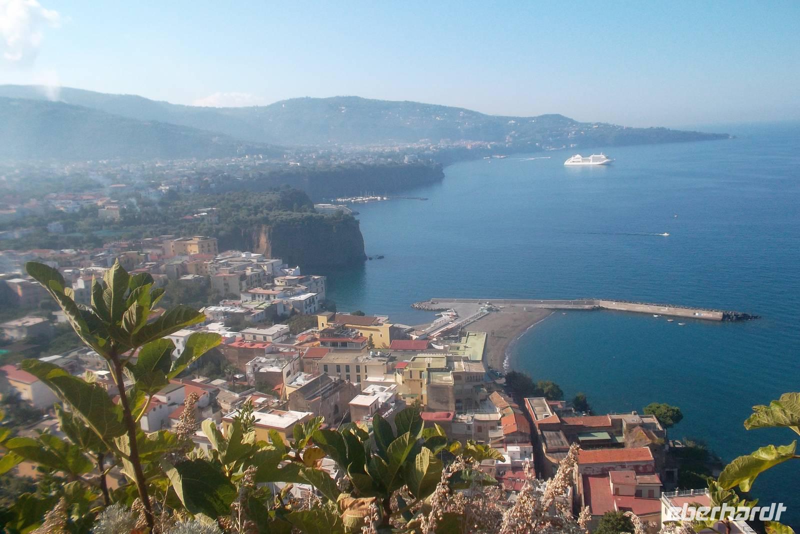 Blick auf die Sorrentinische Küste