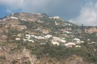 Amalfitana mit Blick auf Hotel S. Orsola (oben)