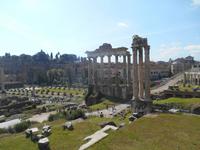 Rom (Blick vom Kapitol auf das Forum Romanum)