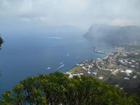 Insel Capri (Blick von Anacapri auf Marina Grande)