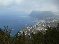 Insel Capri (Blick von Anacapri auf Marina Grande)