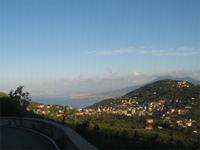 Abfahrt von Agerola