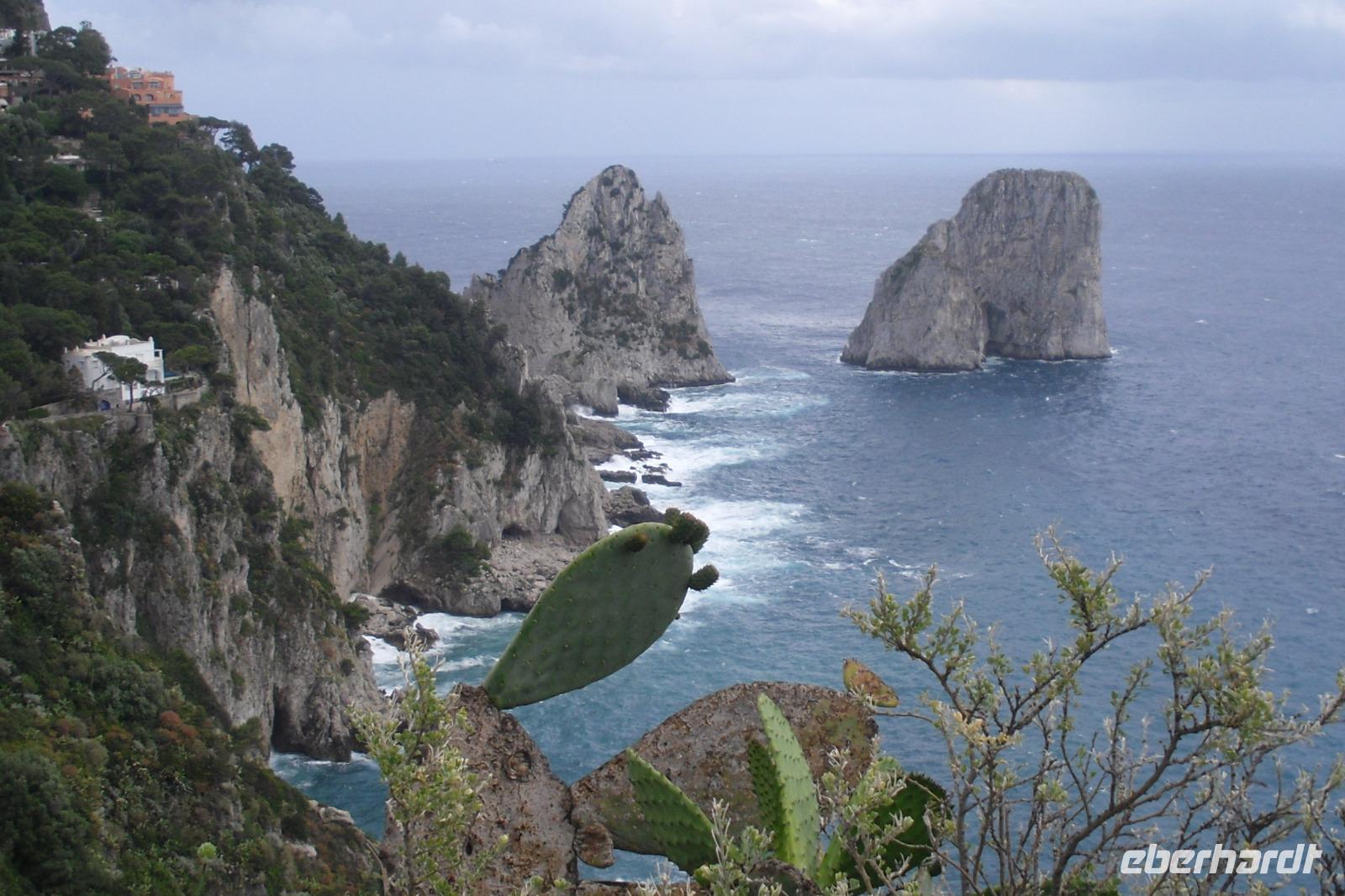 Capri-Zentrum (Ausblick vom Augustusgarten)