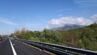 Fahrt von Agerola nach Vigasio ... (Kloster Montecassino)