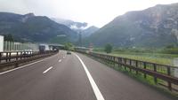Heimfahrt (Castel Beseno zwischen Rovereto und Trient)
