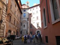 Rom (Spaziergang durch die Altstadtgassen von Rom - Piazza de´ Massimi)