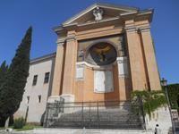 Seitenansicht der Kirche SS. Salvatore della Scala Santa mit dem Leonischen Triclinium