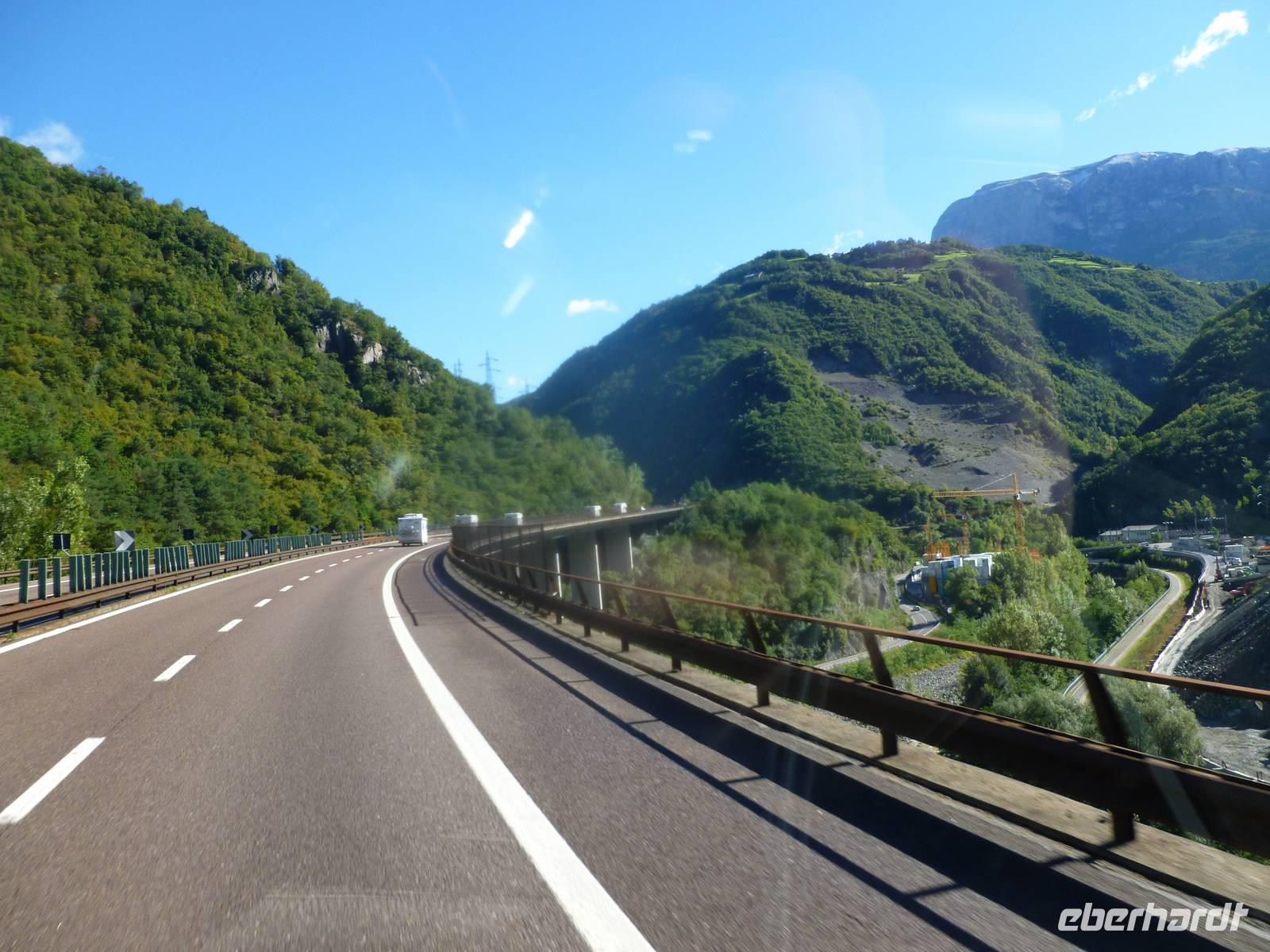 auf der Rückfahrt (Brennerautobahn)