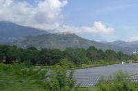 auf der Rückfahrt (Kloster Montecassino)