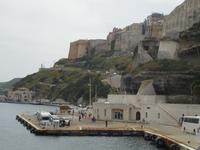046 Sardinien - Hafengelände in Bonifacio