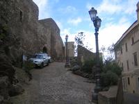 der Weg hinauf zum Kastell 