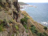 die Straße zur unteren Stadt 