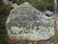 Gallura-Stein am Eingang 