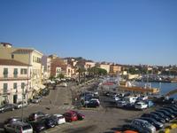 Blick auf die Hafeneinfahrt 