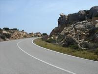 Einsame Sttaßen auf La Maddalena