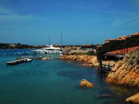 031 Sardinien - wunderschönes Hafenrestaurant an der Costa Smeralda