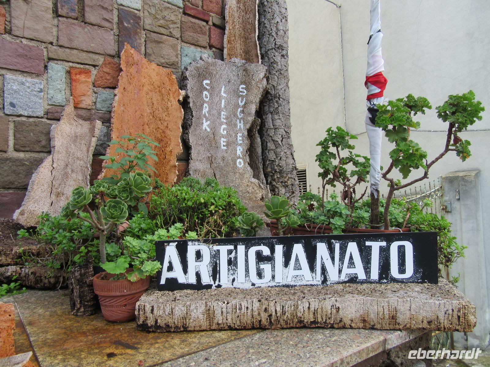 Korkfabrik in Calangianus