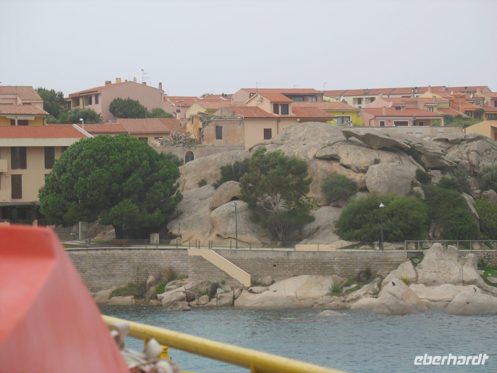 Felsen in La Madalena