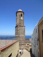 75 der Leucht- Kirchturm von Castelsardo