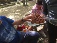 beim Hirtenessen in der Barbaggia