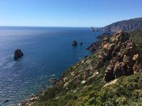 Blick auf die Zuckerhutküste mit dem Pan di Zucchero