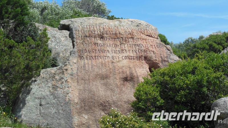 Caprera Insel bei Garibaldi 