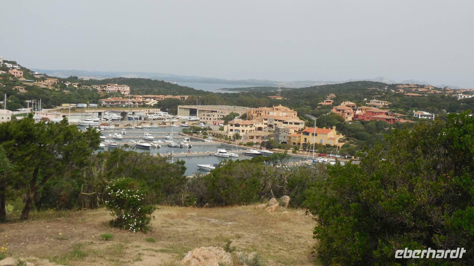 Blick auf den Hafen von Porto Cervo - Hauptort der Costa Smeralda