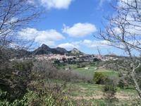 Ausflug in die Gallura (Blick auf Àggius)