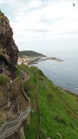 Blick auf Golf von Asinara von Castelsardo aus 