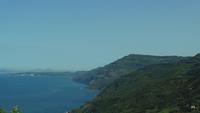 Blick auf das Meer an der Westküste zwischen Alghero und Bosa 