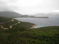 regenverhangene Gallur-Berge 