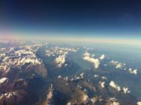 beste Sicht auf dem Hinflug