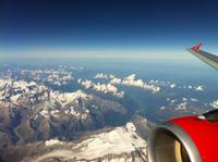 beste Sicht auf dem Hinflug