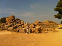 im Tal der Tempel in Agrigento