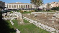 übrig gebliebener Apollo-Tempel in Syrakus