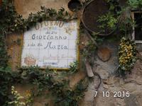  keramisches Ladenschild des Bäckers