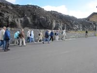 Fußmarsch zu den Silvesterkratern