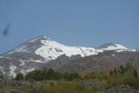 Der Ätna mit Schnee bedeckt