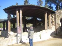 am Eingang der Villa Romana in Piazza Armerina