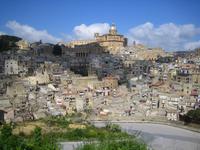 Blick auf den Ort Piazza Armerina 