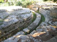 Wagenspuren vom Transport der Tempelsteine 