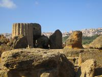 Blick zur Neustadt von Agrigent 