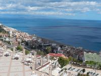 Blick auf Letojanni bis Kalabrien