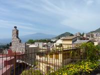 Taormina mit Blick auf Ätna