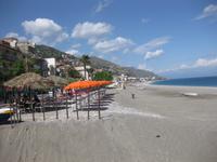 Der Strand von Letojanni