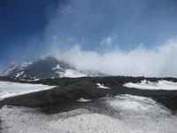 Ätna - wir sind in 2900 m Höhe angekommen 