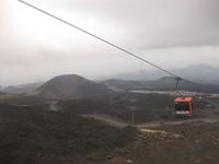Ätna - Talfahrt mit der Seilbahn